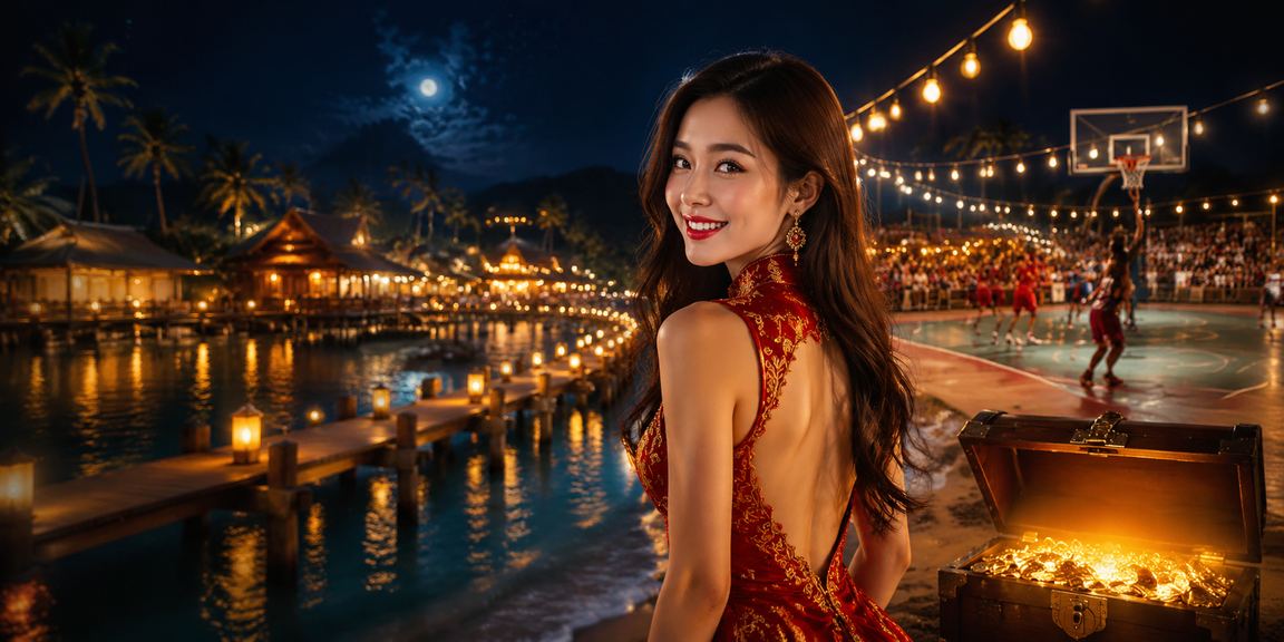 Cá cược bóng rổ bên bãi biển Côn Đảo trong không khí sôi động