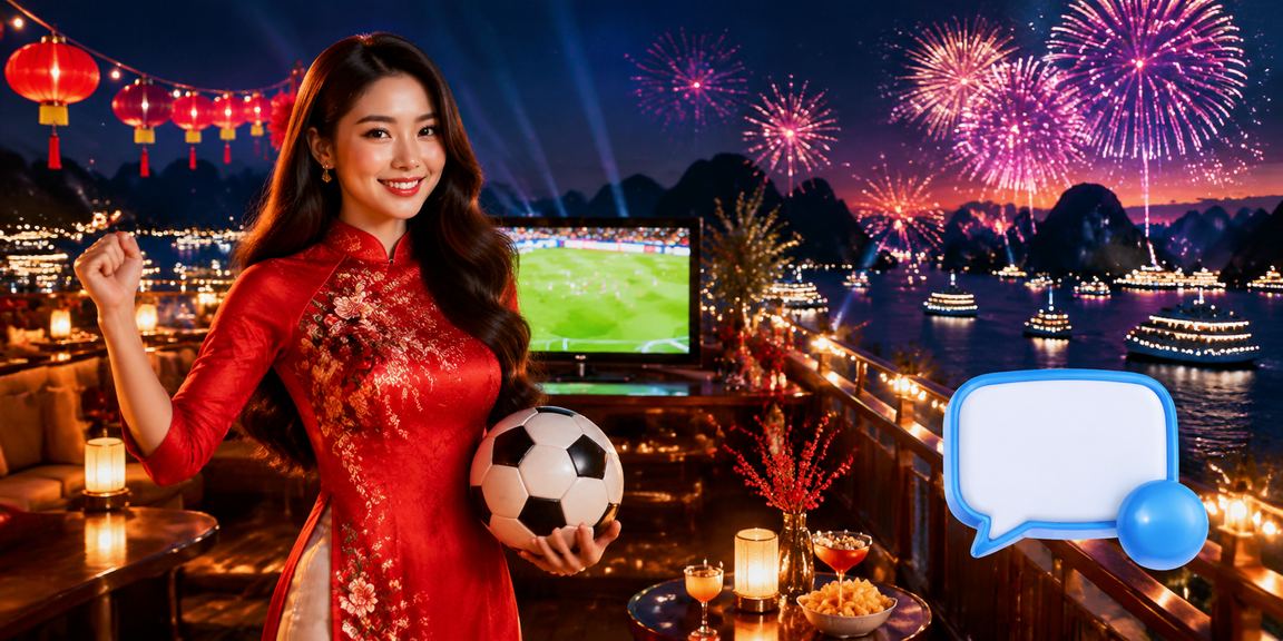 Cá cược bóng đá và không khí Tết rực rỡ tại vịnh Hạ Long