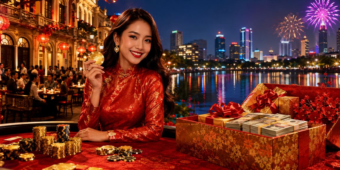 Không khí lễ hội Tết tại sòng bài trực tuyến Hà Nội
