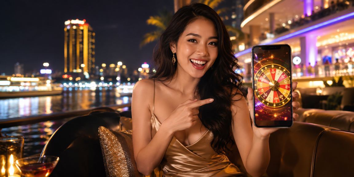 Người chơi trải nghiệm roulette tại vùng đồng bằng Mekong
